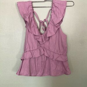 Fun flirty lilac top